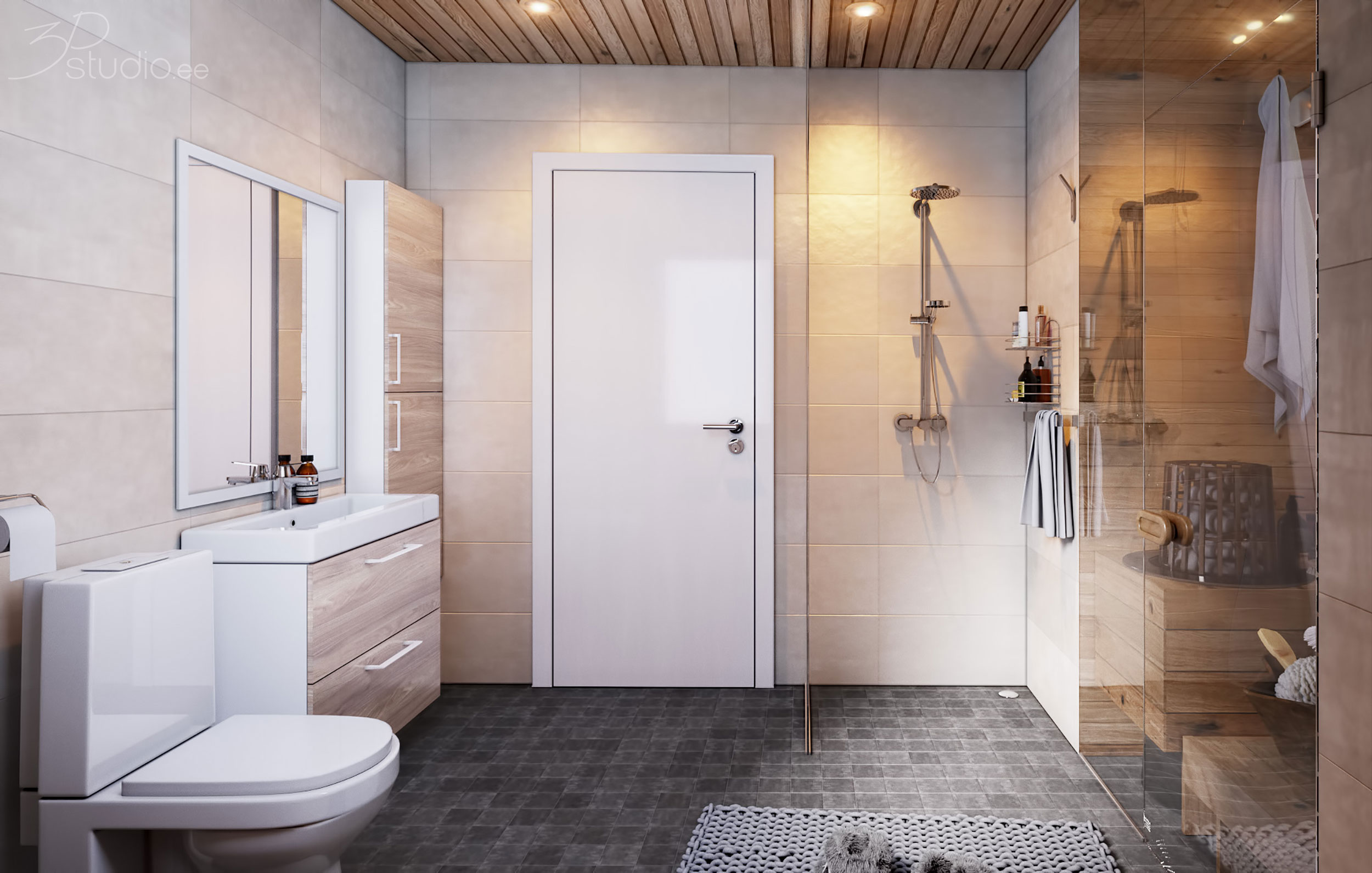 3D visualisointi, sisustus, suunittelu, Etuniementie 9b, Espoo, Finland